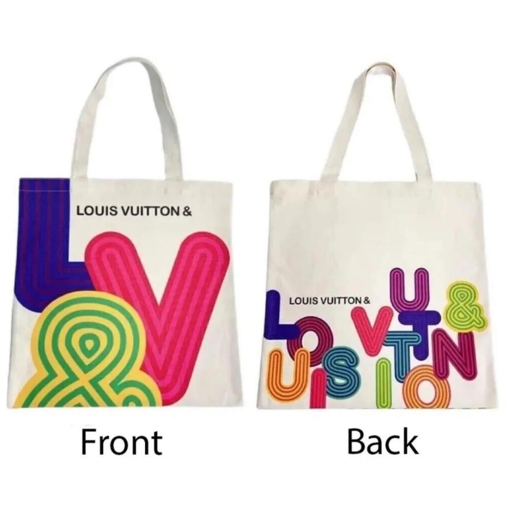 NEW Limited Edition Louis VUITTON Shenzhen Museum Exhibit Canvas Tote Bag - Picture 3 of 7